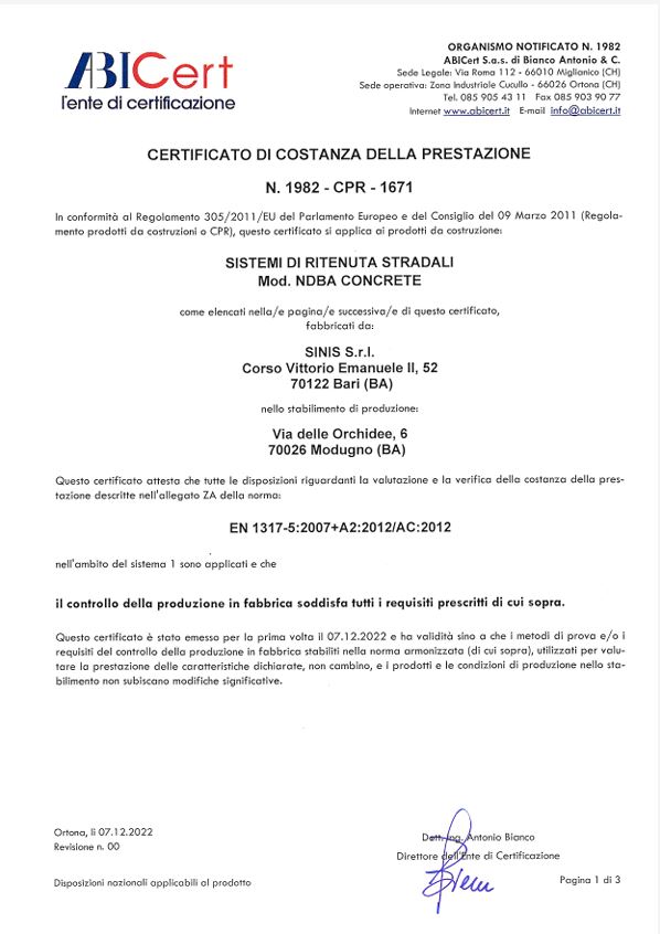 Certificato FPC ANAS NDBA-Asphalt