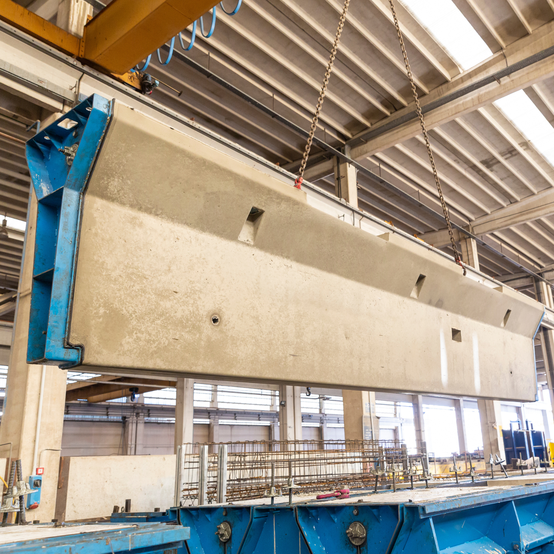 Barriera NDBA prefabbricata nello stabilimento SINIS
